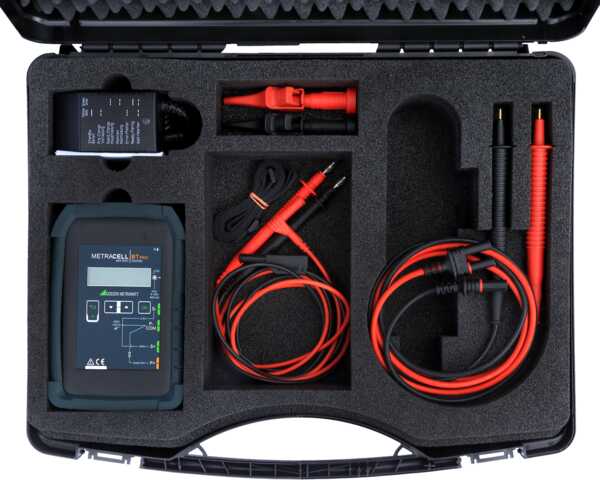 Mobile test instrument for evaluation, maintenance and inspection of battery systems and uninterruptable power supplies (UPS).