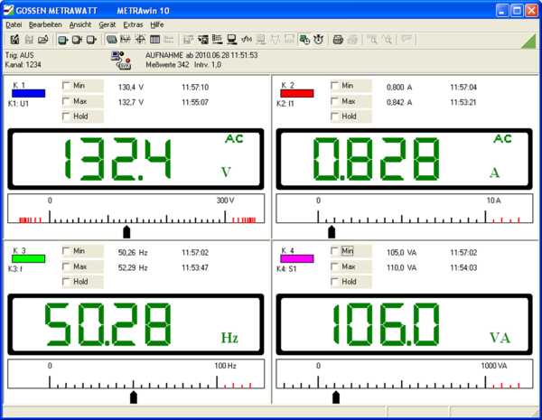 System software for METRAHIT multimeters