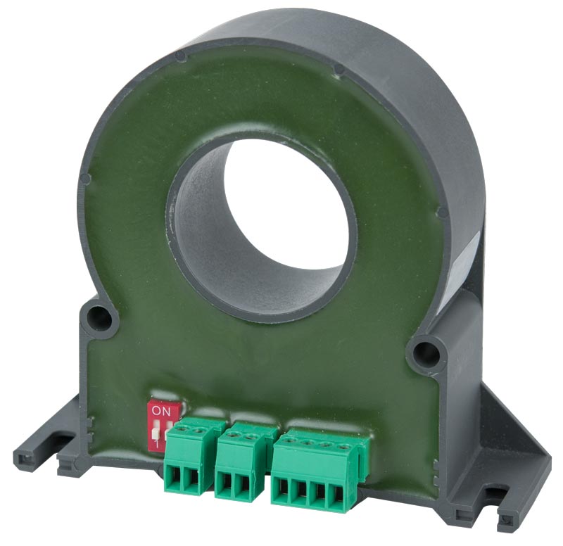 AC/DC current transformer with energy meter functionality: Input range current 300 AAC / 400 VDC Input range