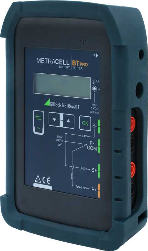 Mobile test instrument for evaluation, maintenance and inspection of battery systems and uninterruptable power supplies (UPS).