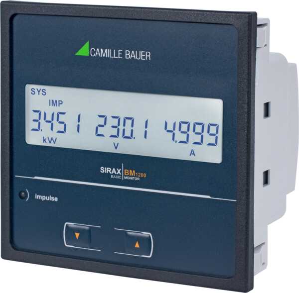 Programmable Unit for Heavy Current Monitoring with Display, LCD