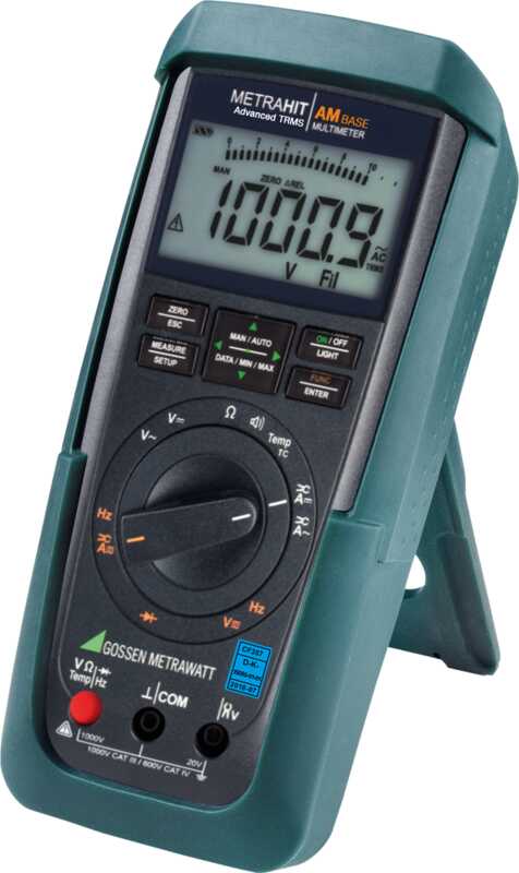 TRMS universal multimeter with digital display (12,000 digits) and clip function