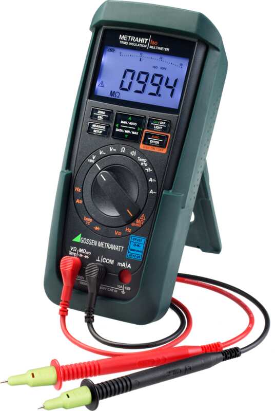 TRMS Multimeter with Insulation Measurement for Service Technicians, ±30,000 Digits