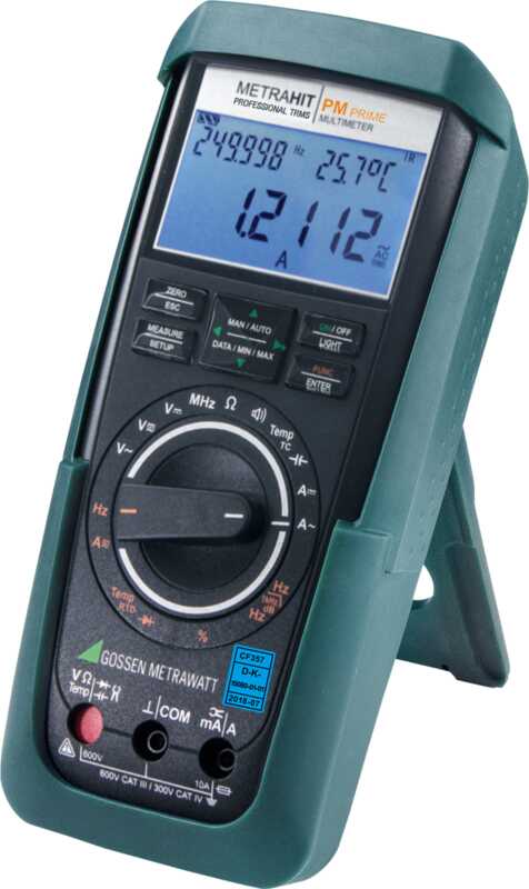 TRMS precision multimeter with 310,000 digits and IR interface