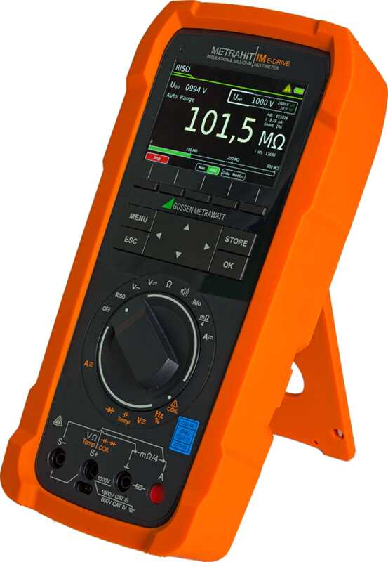 Multimeter, milliohmmeter, insulation measuring instrument, coil tester and data logger for hybrid and electric drives - all-in-one