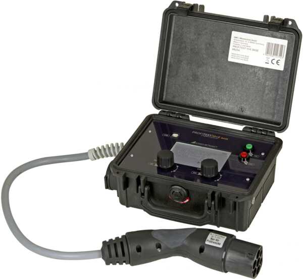 Test instrument for electric charging stations