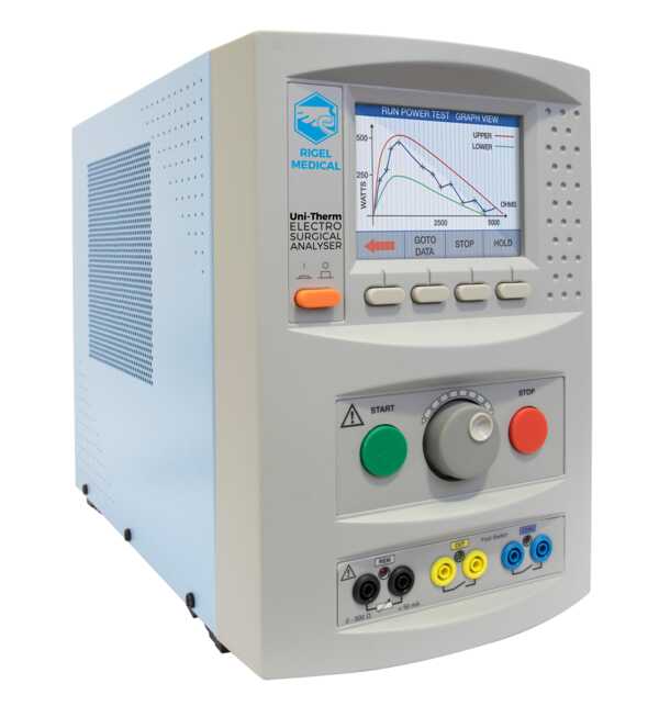 Rigel Uni-Therm Hochleistungsanalysator für HF-Chirurgiegeneratoren