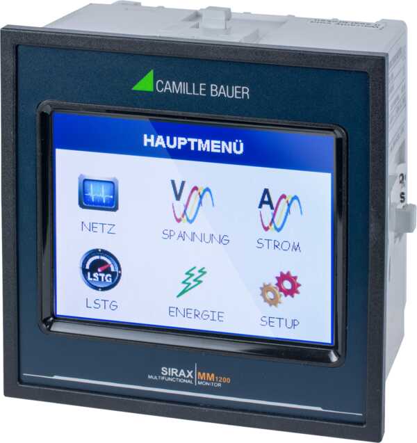 Programmable Unit for Heavy Current Monitoring with Display, TFT