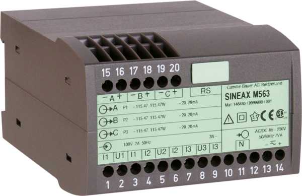 Prog. Multi-Transducer, 3 Analog Out, RS232