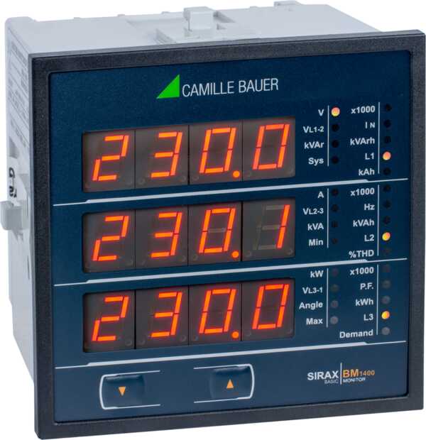 Programmable Unit for Heavy Current Monitoring with Display, LED