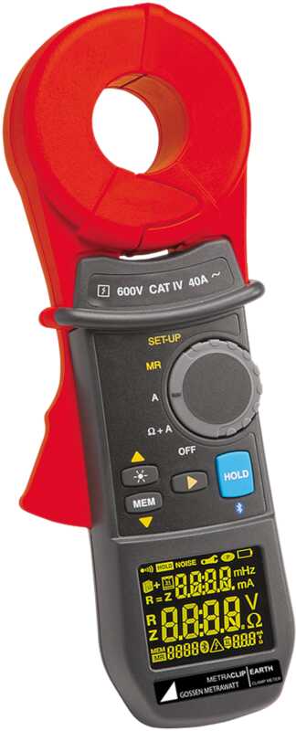 Clamp Meter for Measuring of Ground Loop Resistance, Loop Inductance, Touch Voltage and Leakage Current