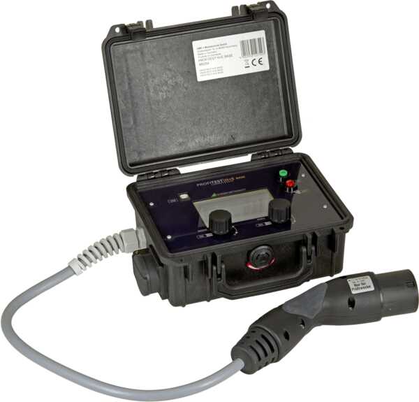 Test instrument for electric charging stations