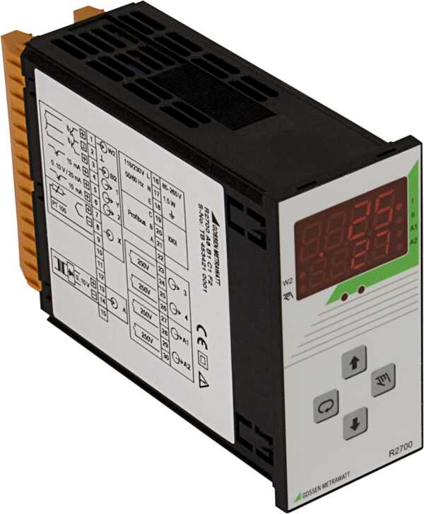 Compact Controller with Program Function and Temperature Limiter